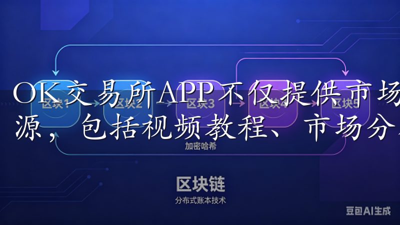 OK交易所APP不仅提供市场行情分析，还开设了多种学习资源，包括视频教程、市场分析文章、在线研讨会等。