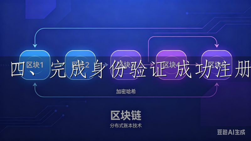 四、完成身份验证 成功注册后，通常建议你进行身份验证。