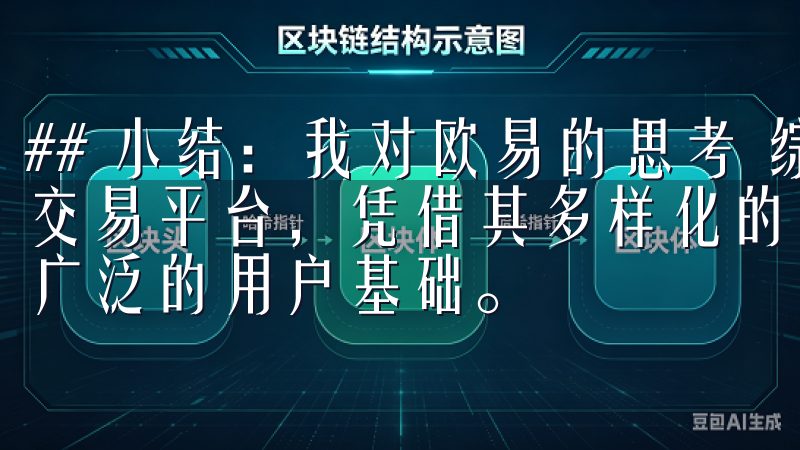 ## 小结：我对欧易的思考 综上所述，欧易作为一个创新的交易平台，凭借其多样化的交易模式和高效的客户服务，赢得了广泛的用户基础。