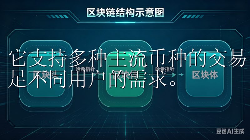 它支持多种主流币种的交易，包括比特币、以太坊等等，能够满足不同用户的需求。