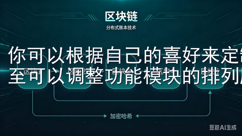 你可以根据自己的喜好来定制界面、选择喜欢的颜色和主题，甚至可以调整功能模块的排列顺序。