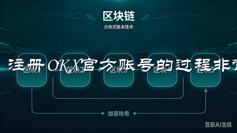 注册OKX官方账号的过程非常简单。