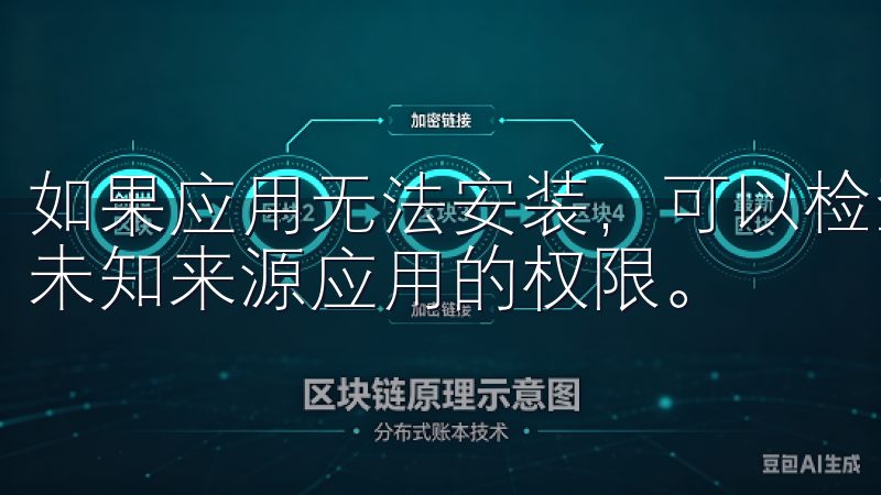 如果应用无法安装，可以检查手机存储空间以及是否开启了安装未知来源应用的权限。