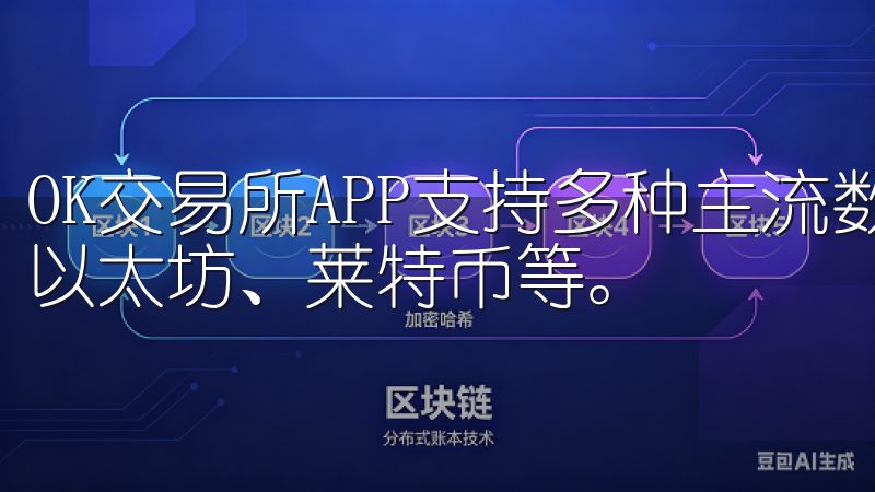 OK交易所APP支持多种主流数字资产的交易，比如比特币、以太坊、莱特币等。