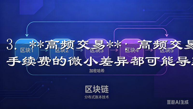 3. **高频交易**：高频交易者对手续费的敏感度极高，手续费的微小差异都可能导致交易策略的调整。
