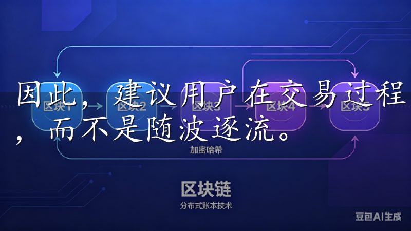 因此，建议用户在交易过程中，保持耐心，遵循自己的交易计划，而不是随波逐流。
